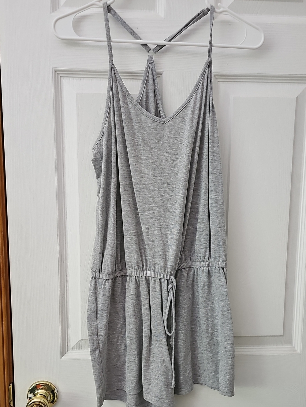 Secret Treasures Light Gray Casual Romper